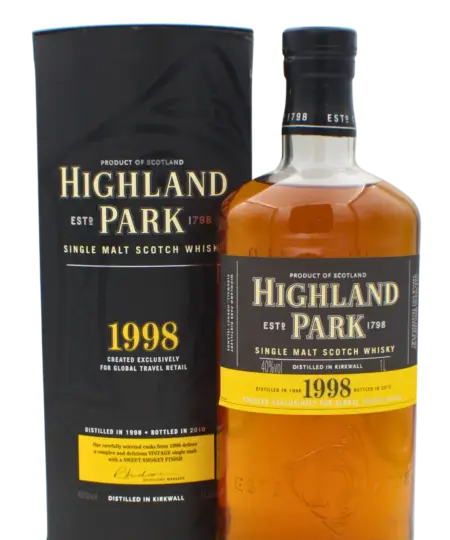 Highland Park 1998 Travel Retail 12 Y.O Single Malt Scotch Whisky 700 ML