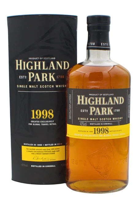 Highland Park 1998 Travel Retail 12 Y.O Single Malt Scotch Whisky 700 ML