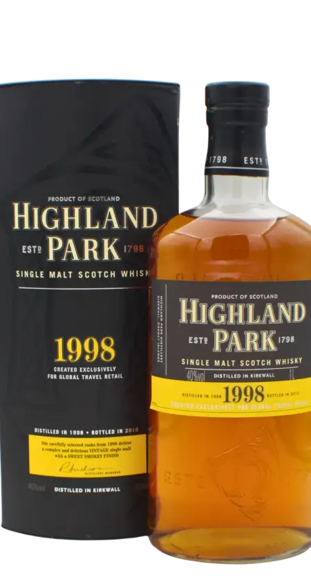 Highland Park 1998 Travel Retail 12 Y.O Single Malt Scotch Whisky 700 ML