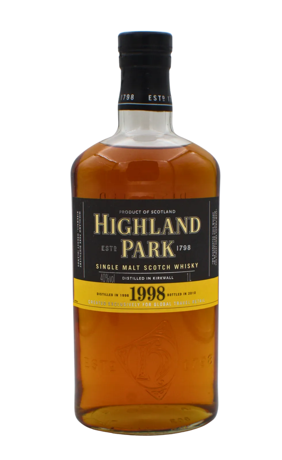Highland Park 1998 Travel Retail 12 Y.O Single Malt Scotch Whisky 700 ML - Image 2