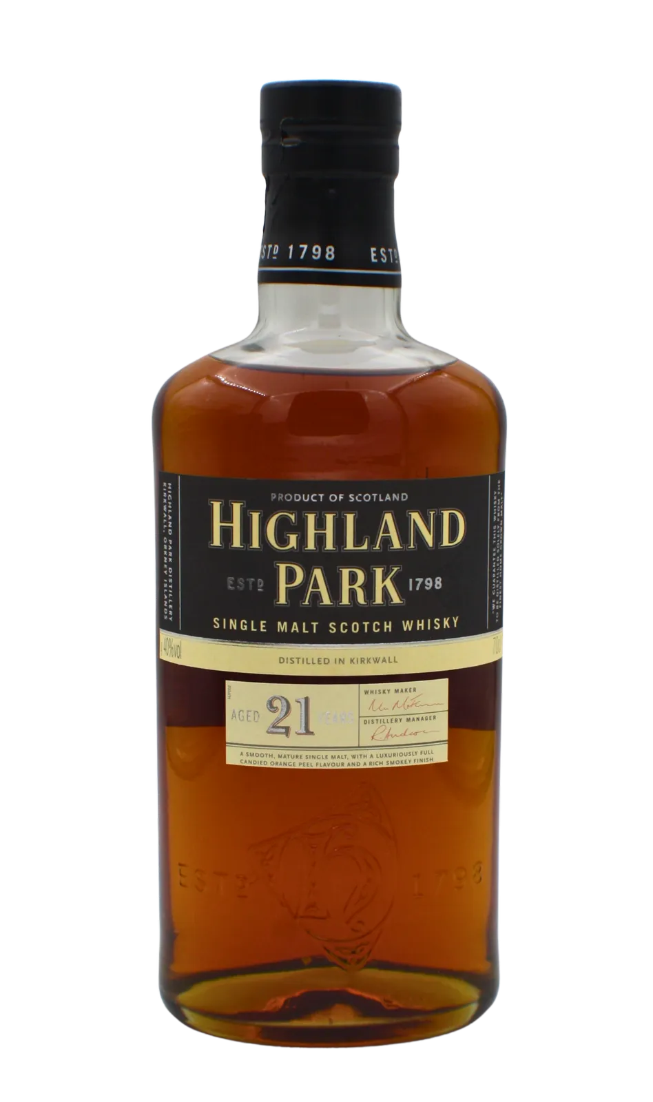 Highland Park 2007 Release 21 Y.O Single Malt Scotch Whisky 700 ML - Image 2