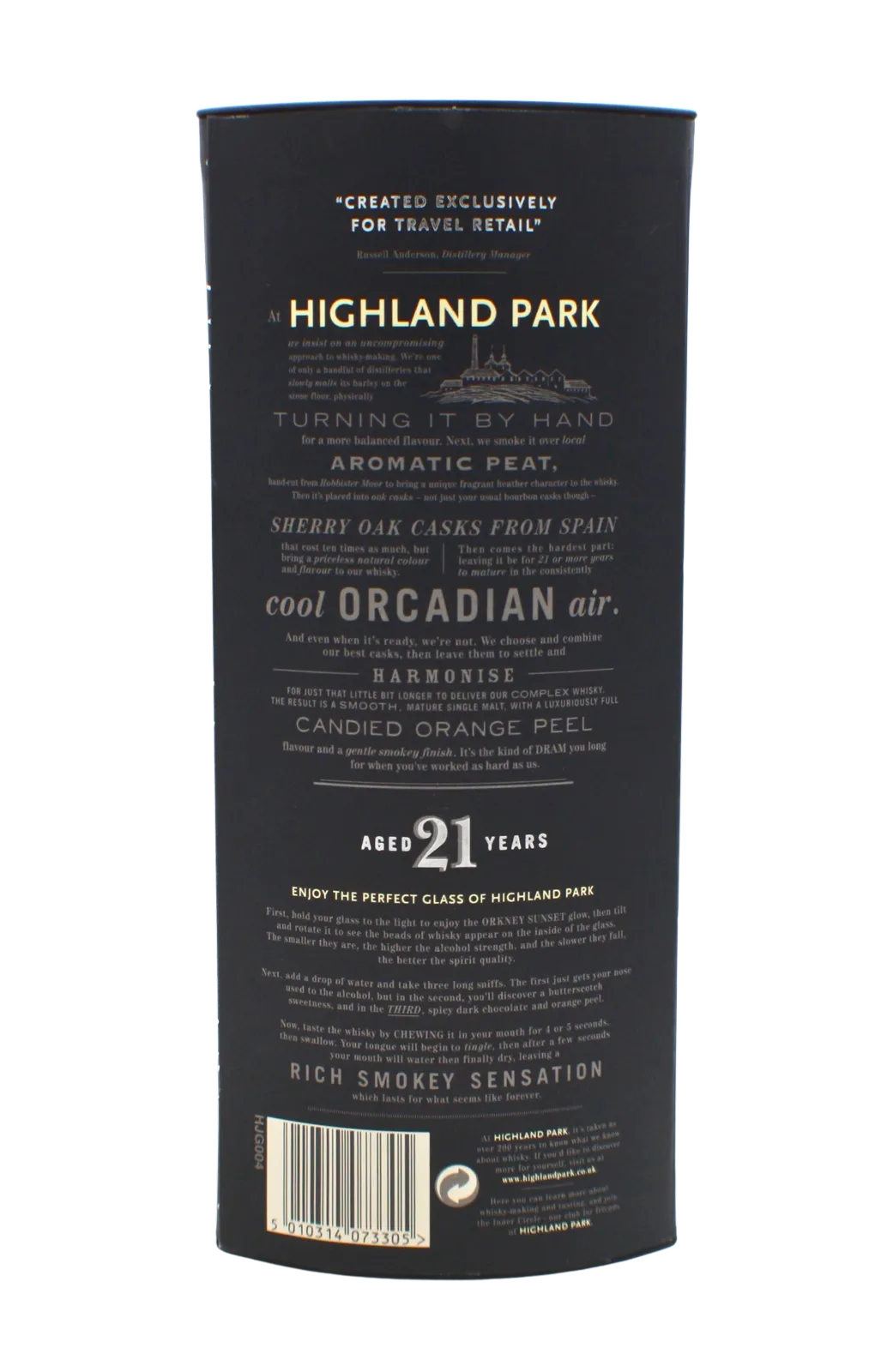 Highland Park 2007 Release 21 Y.O Single Malt Scotch Whisky 700 ML - Image 5