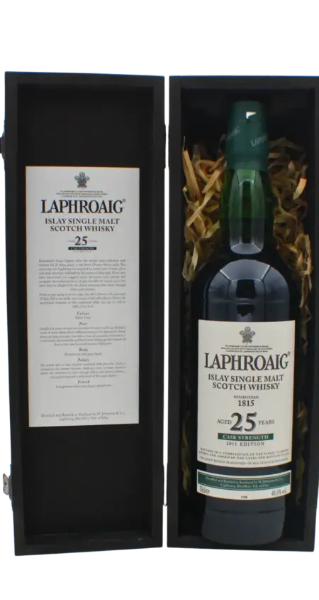 Laphroaig 2011 Cask Strength Edition 25 Y.O Single Malt Scotch Whisky 700 ML