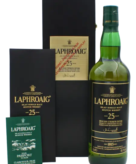 Laphroaig 2014 Cask Strength Edition 25 Y.O Single Malt Scotch Whisky 700 ML