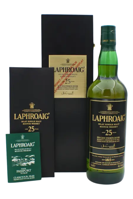 Laphroaig 2014 Cask Strength Edition 25 Y.O Single Malt Scotch Whisky 700 ML