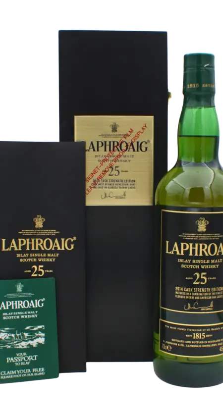 Laphroaig 2014 Cask Strength Edition 25 Y.O Single Malt Scotch Whisky 700 ML