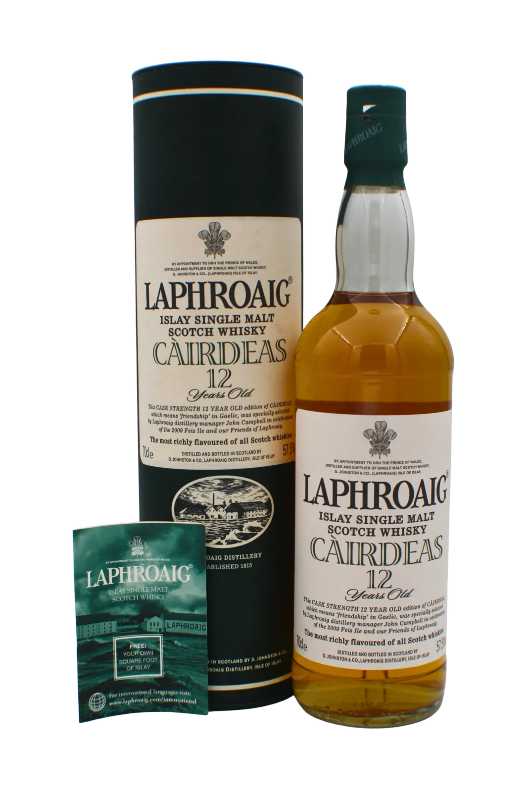 Laphroaig Cairdeas 57.5% Vol 12 Y.O Single Malt Scotch Whisky 700 ML