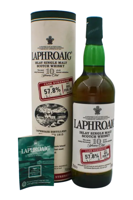 Laphroaig Cask Strength 57.8% Vol Batch 001 Single Malt Scotch Whisky 700 ML