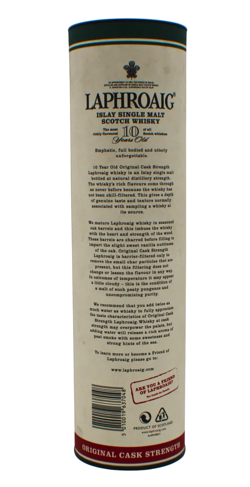 Laphroaig Cask Strength 57.8% Vol Batch 001 Single Malt Scotch Whisky 700 ML - Image 4