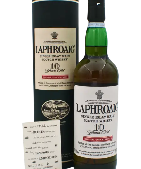 Laphroaig Original Cask Strength 2005 Release 10 Y.O Single Malt Scotch Whisky 700 ML
