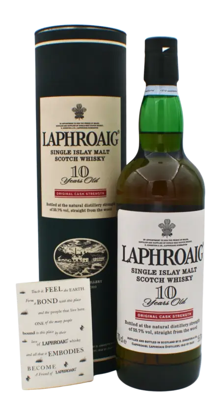 Laphroaig Original Cask Strength 2005 Release 10 Y.O Single Malt Scotch Whisky 700 ML