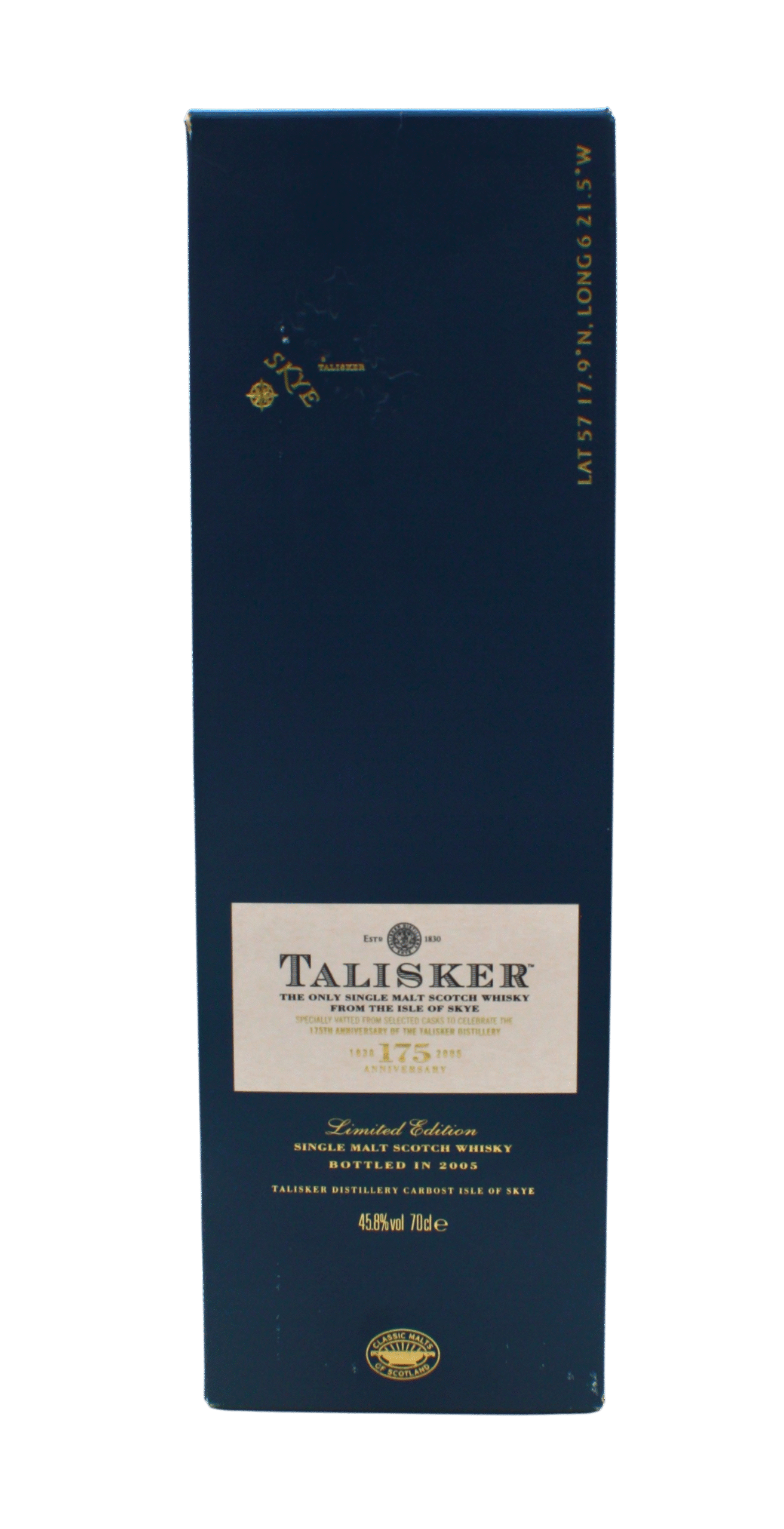 Talisker 175th Anniversary Bottled in 2005 Single Malt Scotch Whisky 700 ML - Image 4