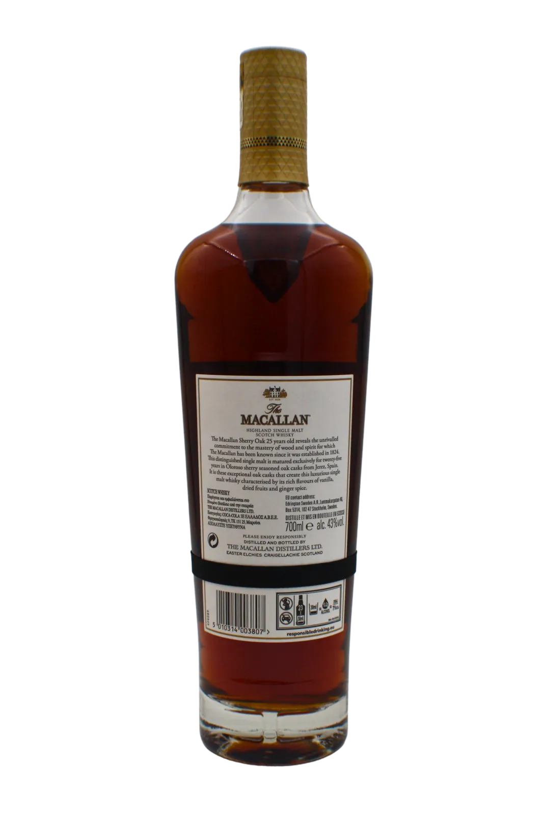 Macallan 2020 Release 25 Y.O Sherry Cask Single Malt Scotch Whisky 700 ML - Image 3