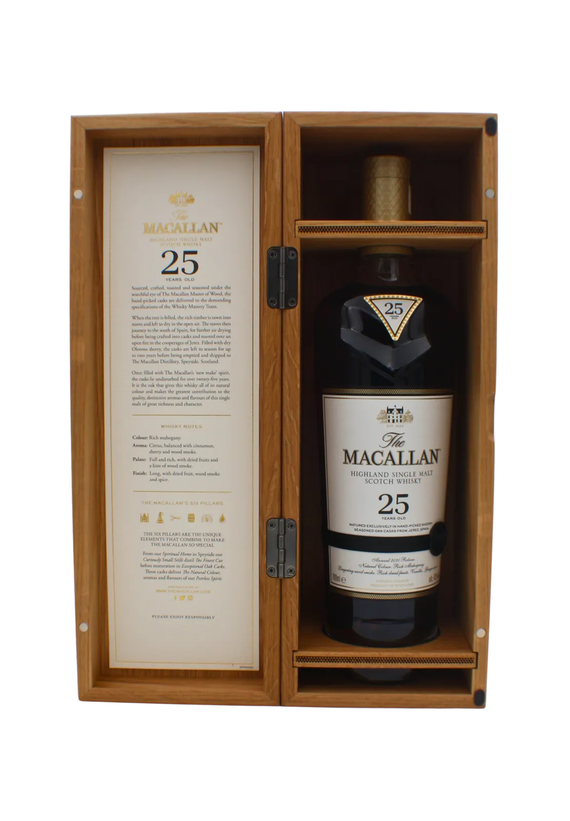 Macallan 2020 Release 25 Y.O Sherry Cask Single Malt Scotch Whisky 700 ML - Image 6
