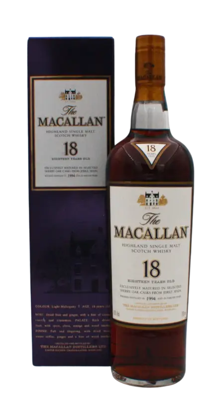 Macallan Sherry Cask 1994 18 Y.O Single Malt Scotch Whisky 700 ML