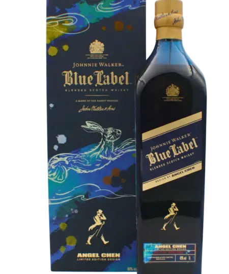 Johnnie Walker Angel Chen Blue Label Blended Scotch Whisky 1000 ML
