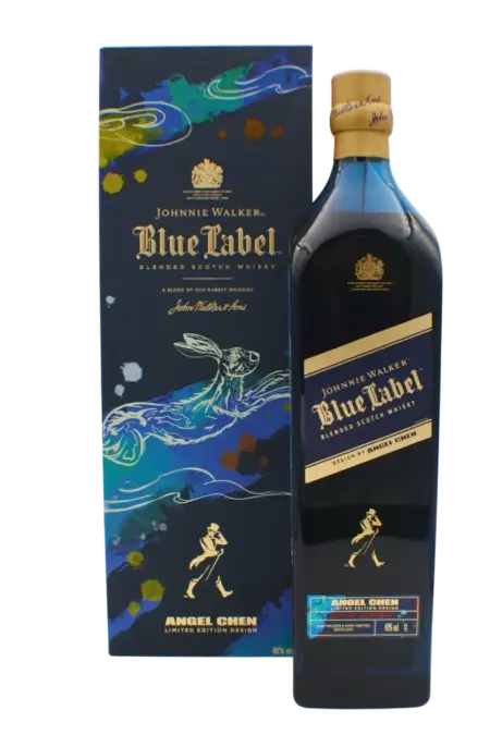 Johnnie Walker Angel Chen Blue Label Blended Scotch Whisky 1000 ML