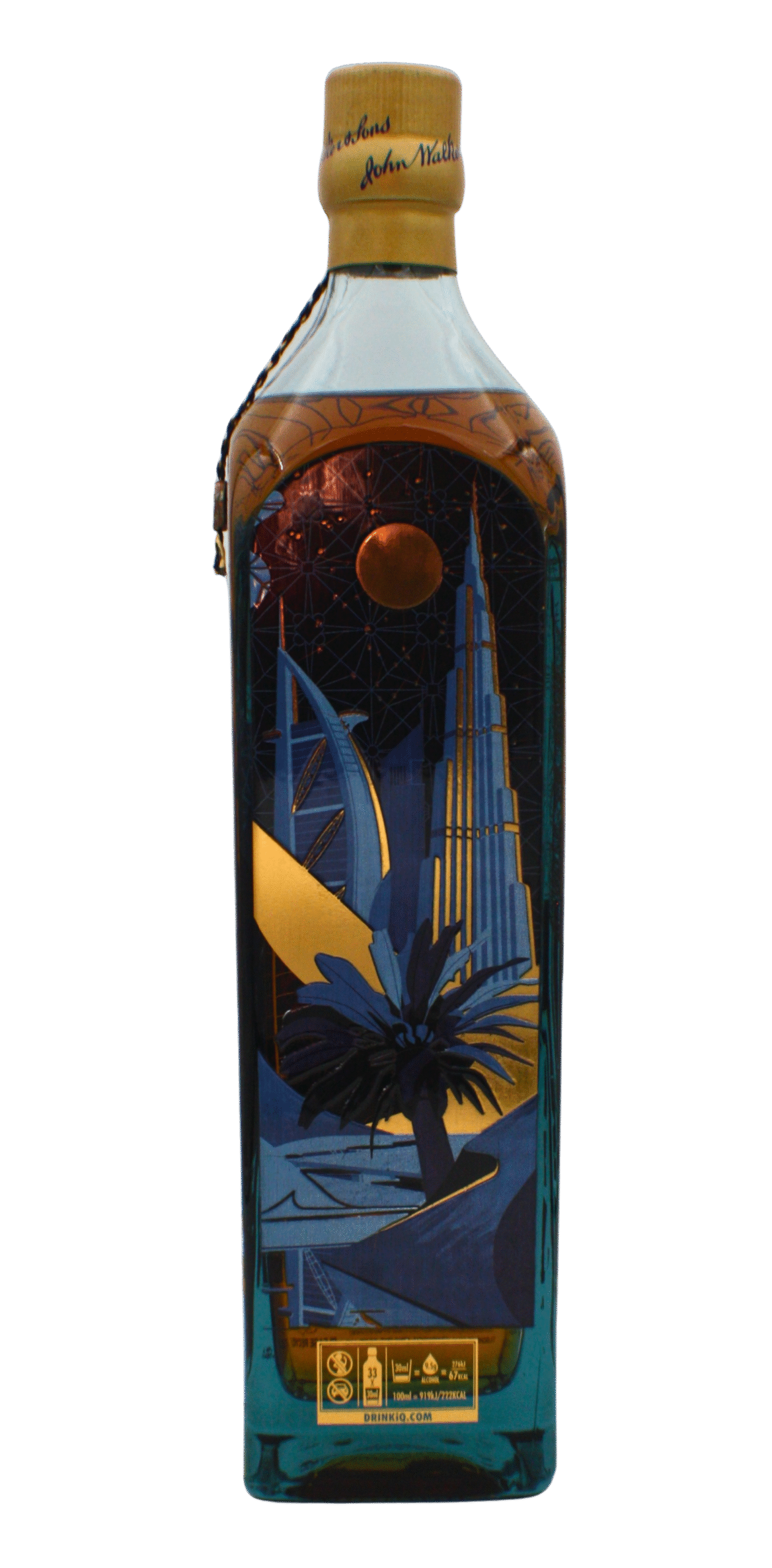 Johnnie Walker Middle East Edition Blue Label Blended Scotch Whisky 1000 ML - Image 2