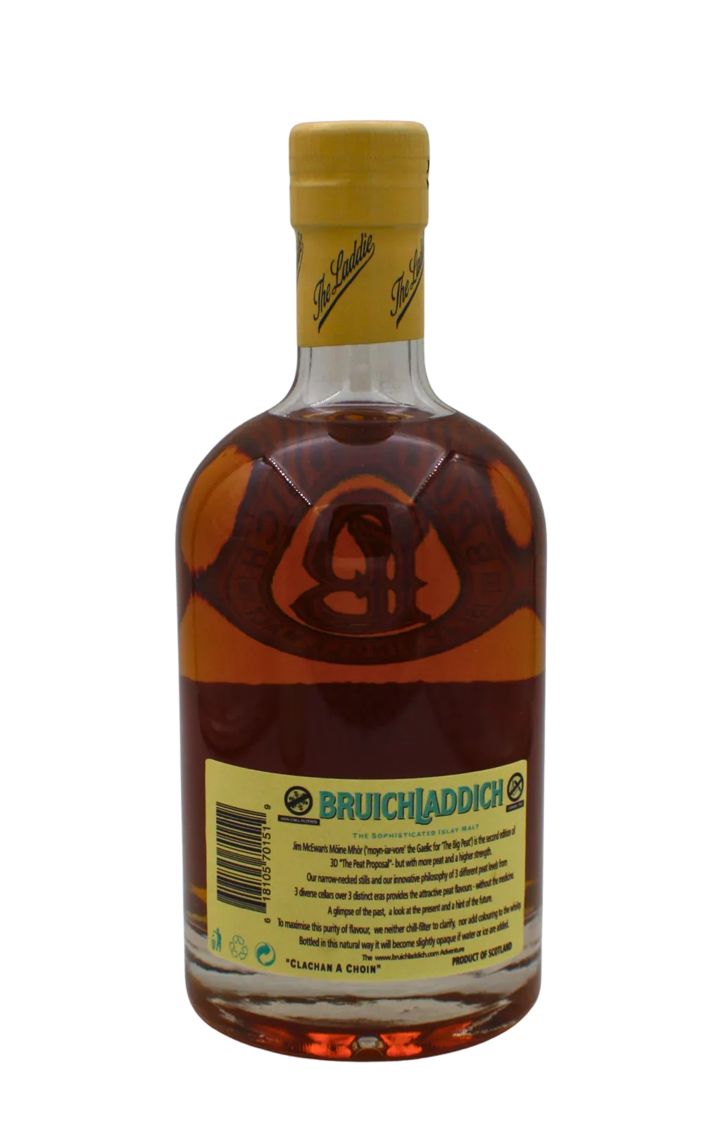 Bruichladdich Moine Mhor 3D - Second Edition Single Malt Scotch Whisky 700 ML - Image 3