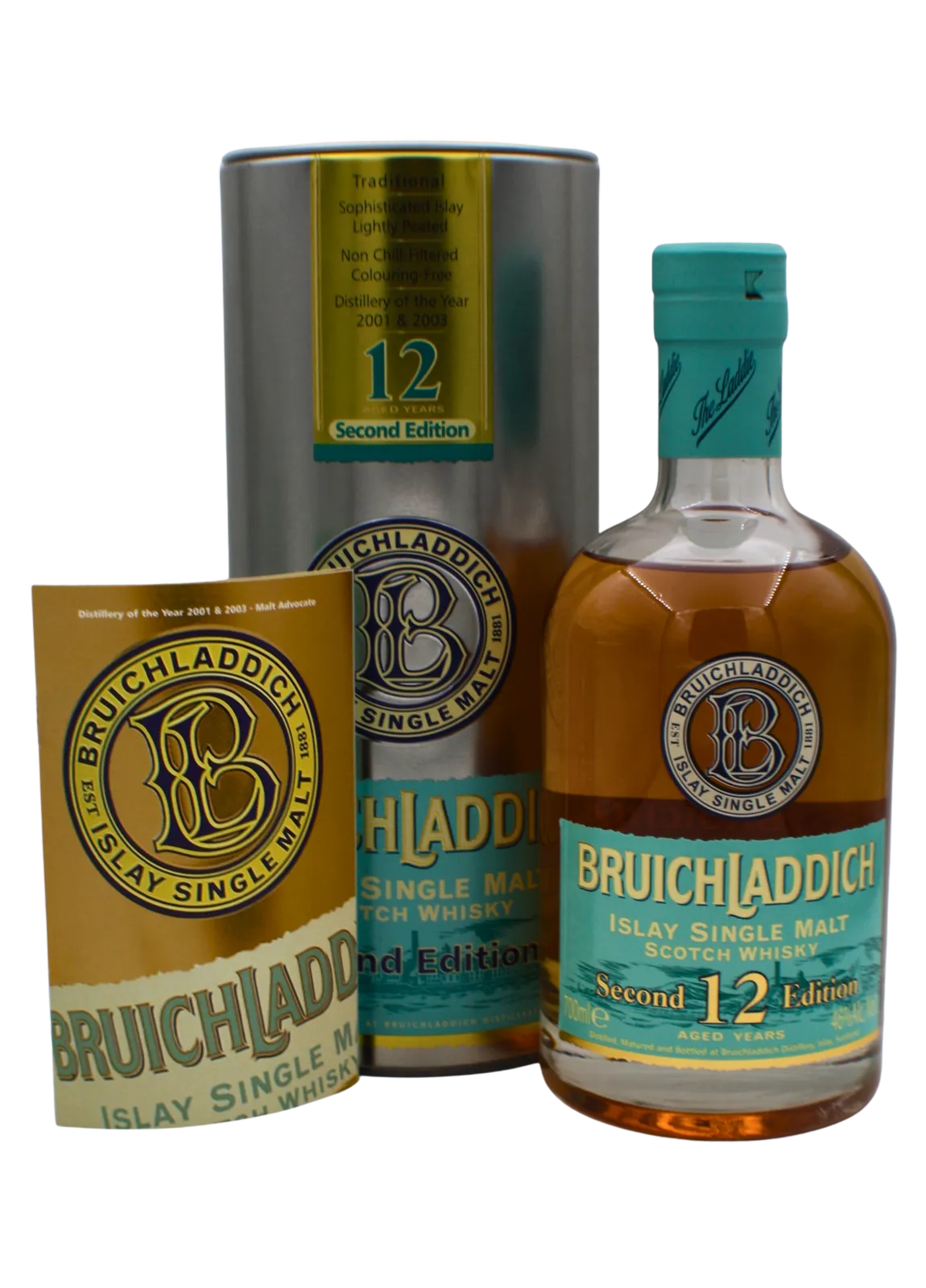 Bruichladdich Second Edition 12 Y.O Single Malt Scotch Whisky 700 ML