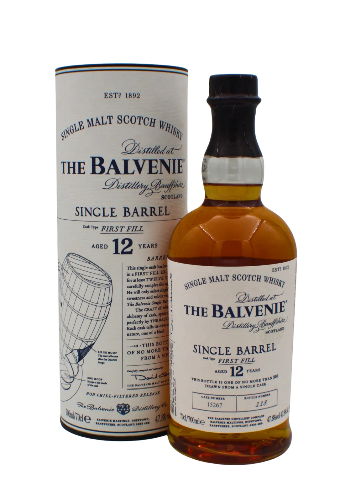 Balvenie Single Barrel 12 Y.O Single Malt Scotch Whisky 700 ML