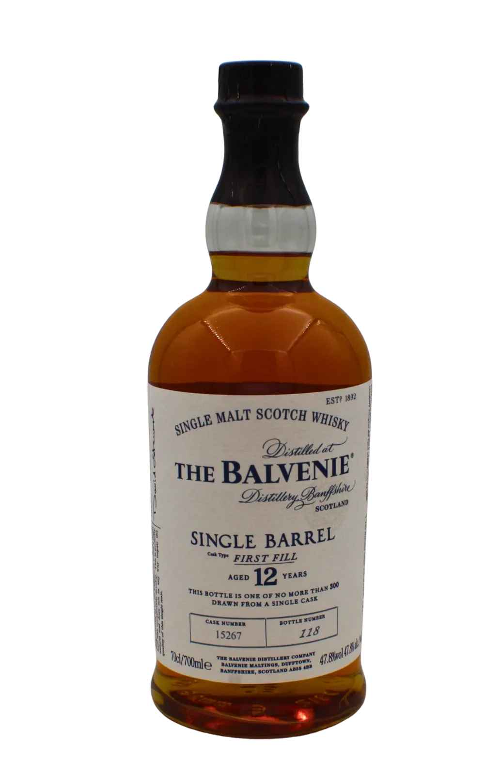 Balvenie Single Barrel 12 Y.O Single Malt Scotch Whisky 700 ML - Image 2