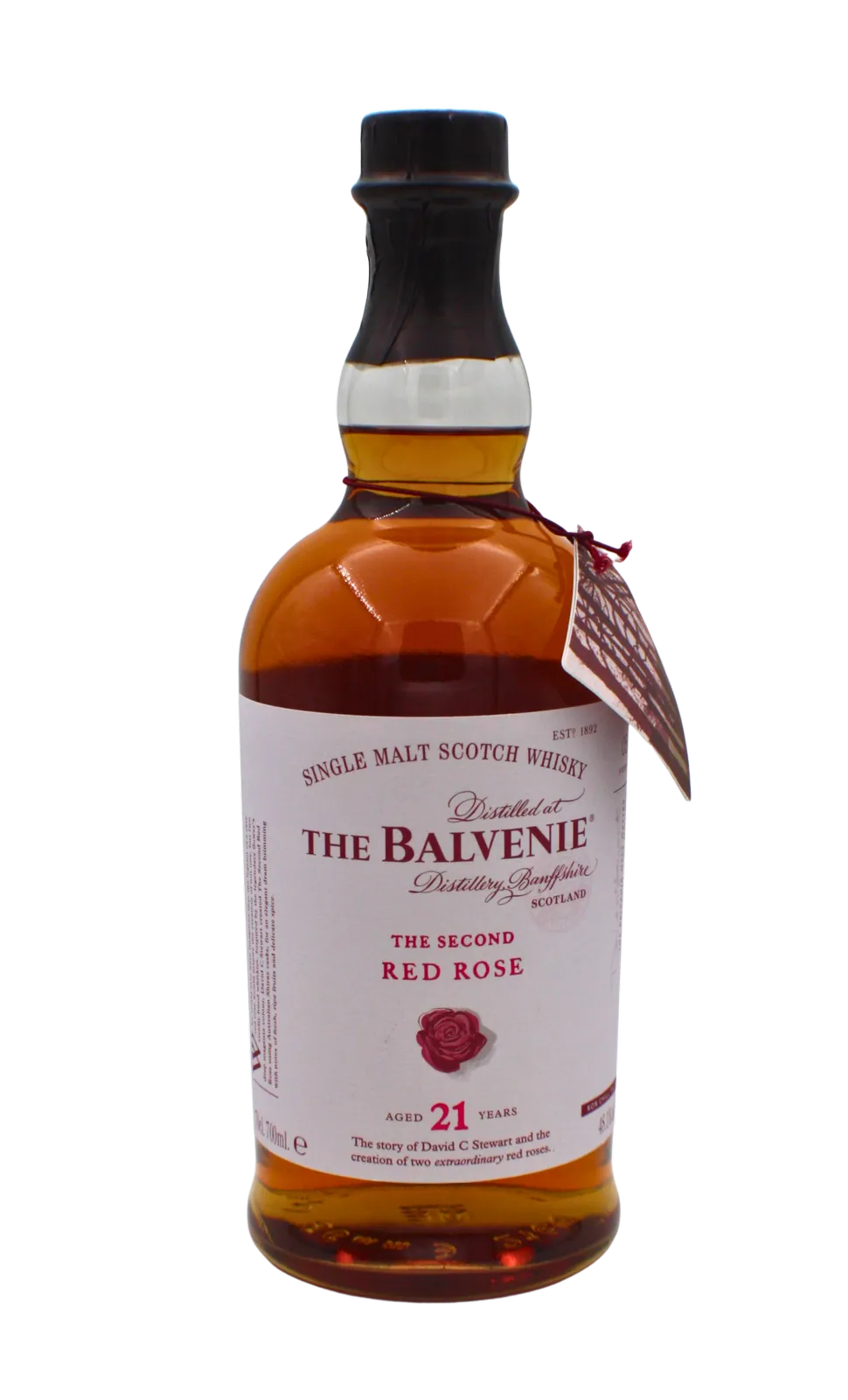 Balvenie The Second Red Rose 21 Y.O Single Malt Scotch Whisky 700 ML - Image 2