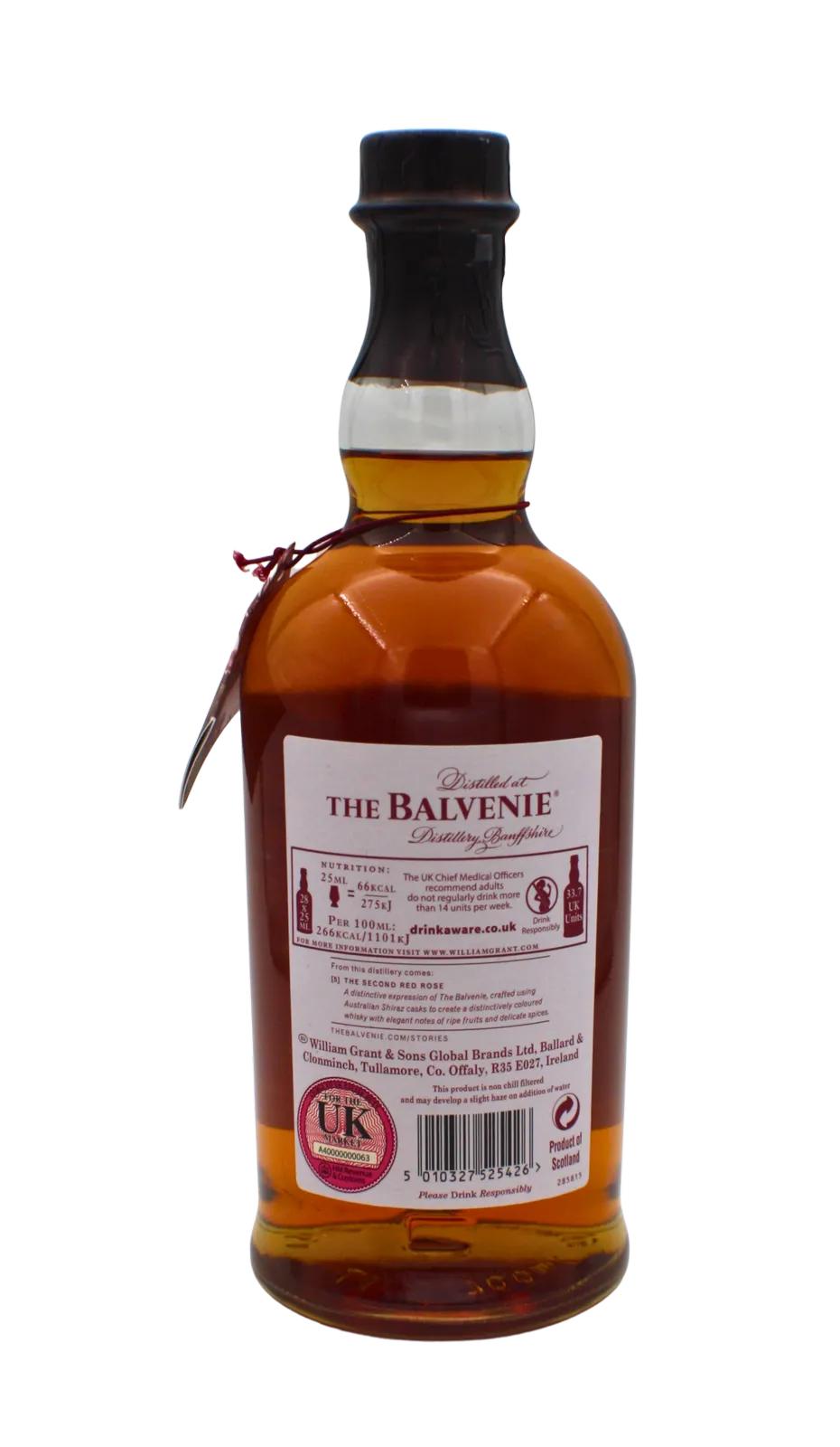 Balvenie The Second Red Rose 21 Y.O Single Malt Scotch Whisky 700 ML - Image 3