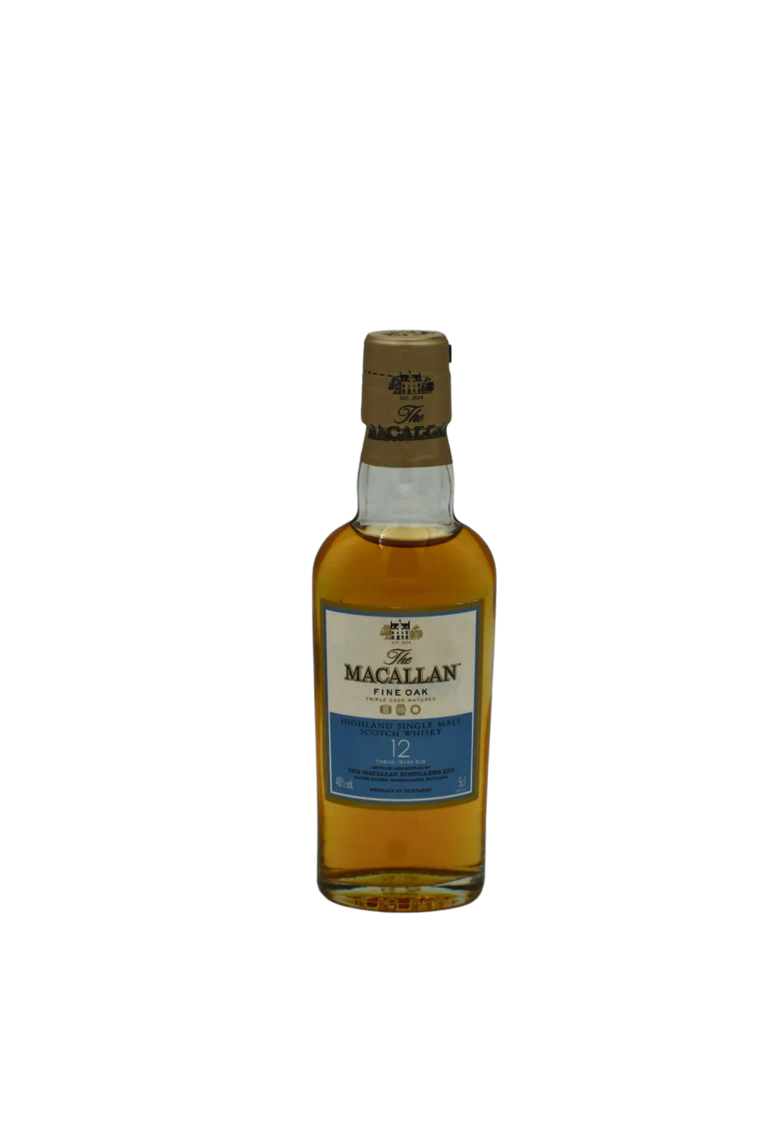 Macallan Fine Oak 12 Y.O Single Malt Scotch Whisky 50 ML - Image 4