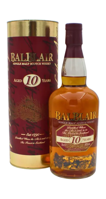 Balblair Round Tube Old Edition 10 Y.O Single Malt Scotch Whisky 700 ML