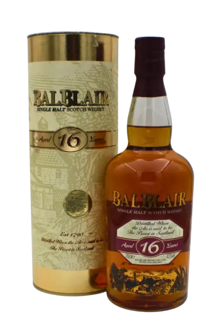 Balblair Round Tube Old Edition 16 Y.O Single Malt Scotch Whisky 700 ML