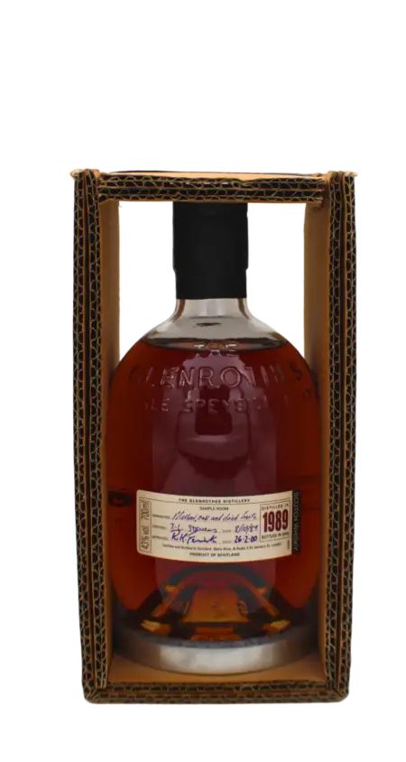 The Glenrothes Distilled In 1989 Bottled 2002 Single Malt Scotch Whisky 700 ML