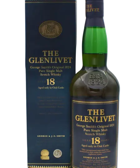 The Glenlivet Dark Label 18 Y.O Single Malt Scotch Whisky 700 ML