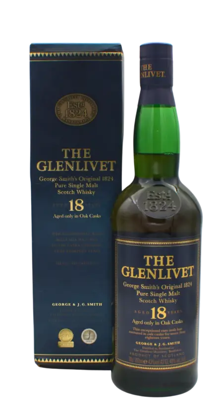 The Glenlivet Dark Label 18 Y.O Single Malt Scotch Whisky 700 ML