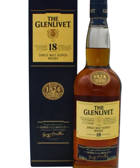 The Glenlivet 2010 Bottling 18 Y.O Single Malt Scotch Whisky 700 ML