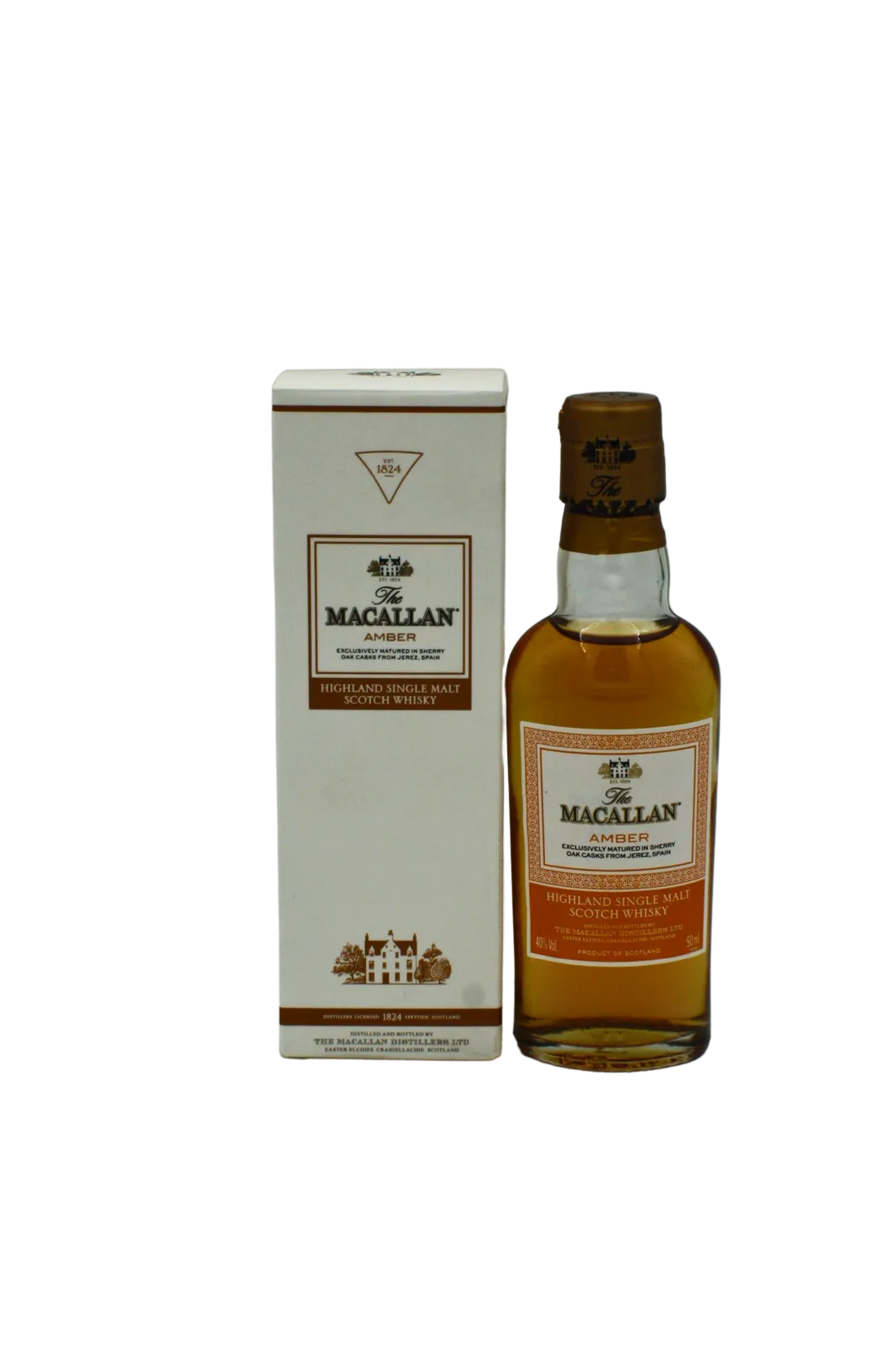 Macallan Amber Single Malt Scotch Whisky 50 ML - Image 2