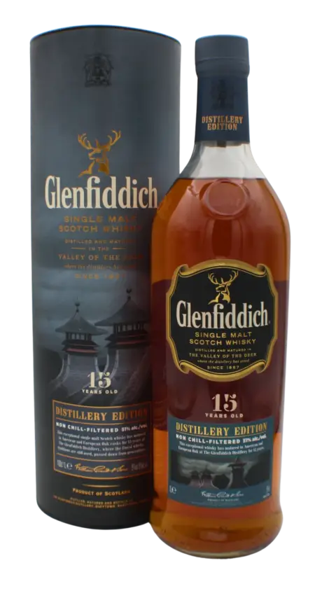 Glenfiddich 2021 Distillery Edition 15 Y.O Single Malt Scotch Whisky 1000 ML
