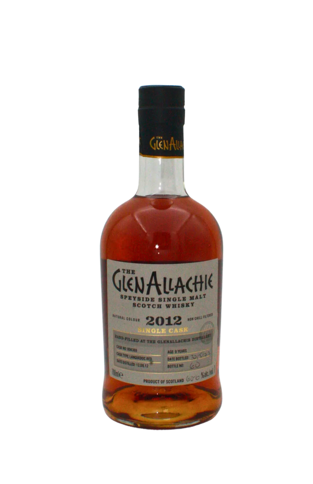 Glenallachie 2012 Languedoc Red Single Cask 9 Y.O Single Malt Scotch Whisky 700 ML - Image 2