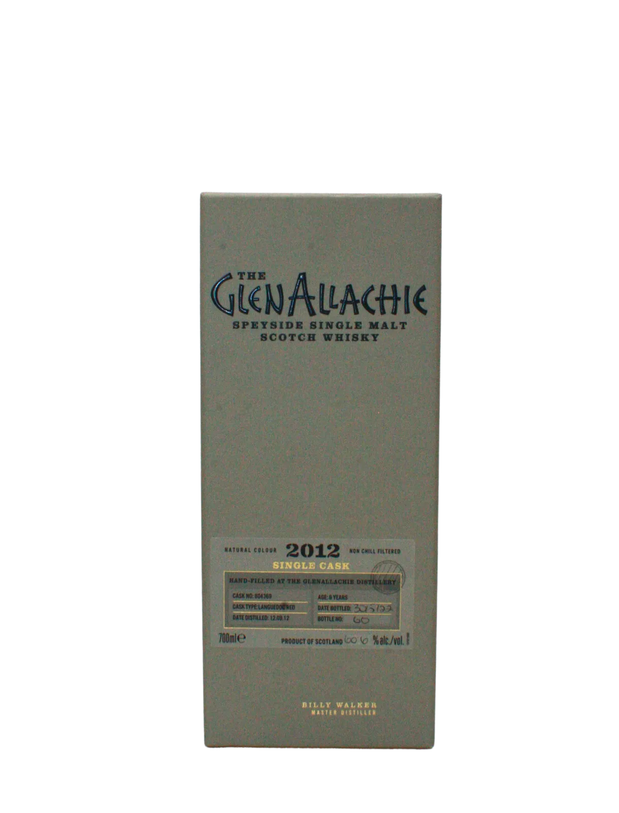 Glenallachie 2012 Languedoc Red Single Cask 9 Y.O Single Malt Scotch Whisky 700 ML - Image 4