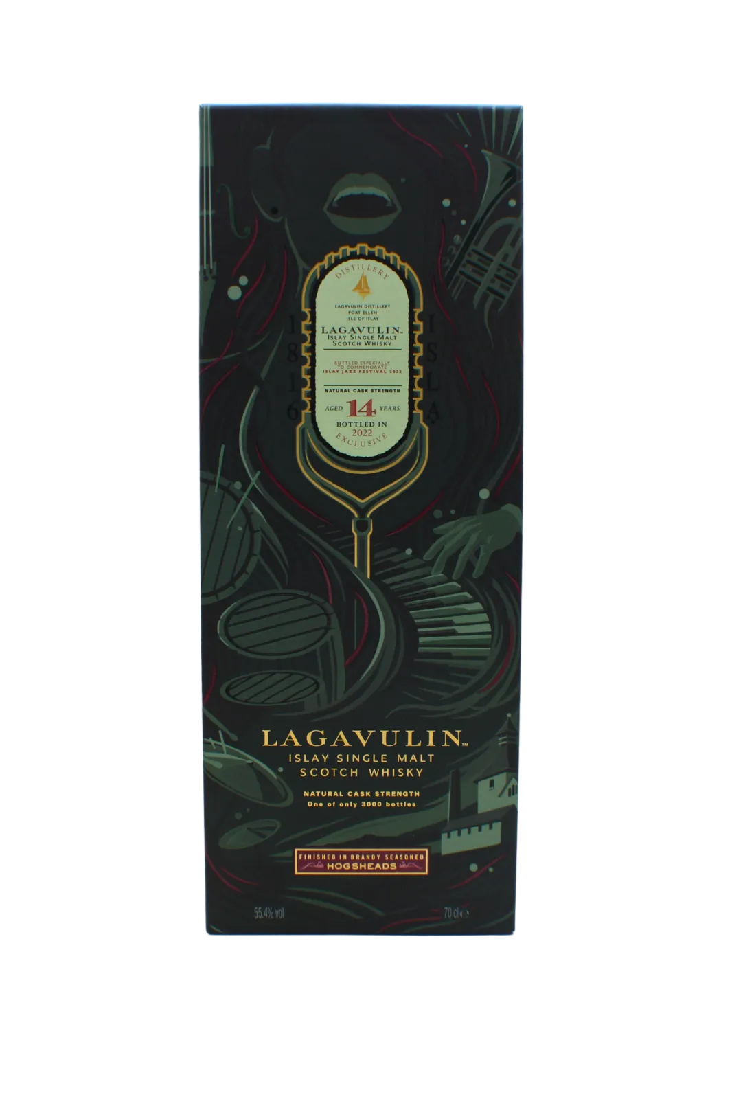 Lagavulin Jazz Festival Edition 14 Y.O Single Malt Scotch Whisky 700 ML - Image 2