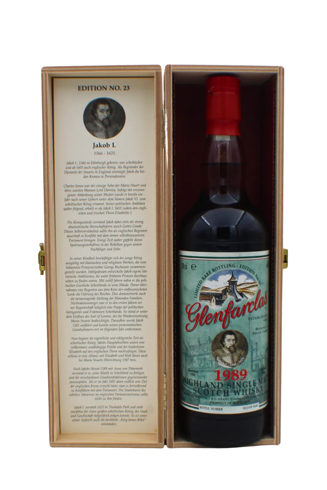 Glenfarclas Jubilee 23 Edition Distilled 1989 Single Malt Scotch Whisky 700 ML - Image 2