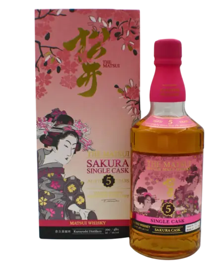 Matsui Single Cask Sakura 5 Y.O Japanese Whisky 700 ML