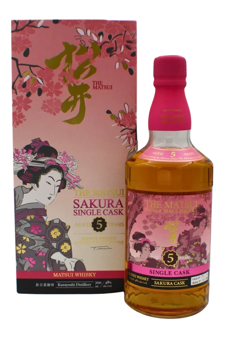 Matsui Single Cask Sakura 5 Y.O Japanese Whisky 700 ML