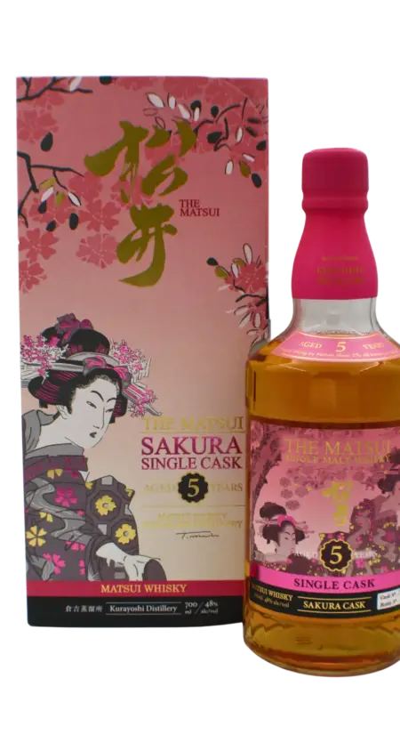 Matsui Single Cask Sakura 5 Y.O Japanese Whisky 700 ML