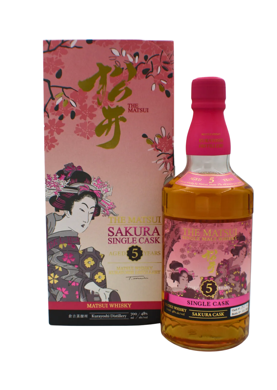 Matsui Single Cask Sakura 5 Y.O Japanese Whisky 700 ML