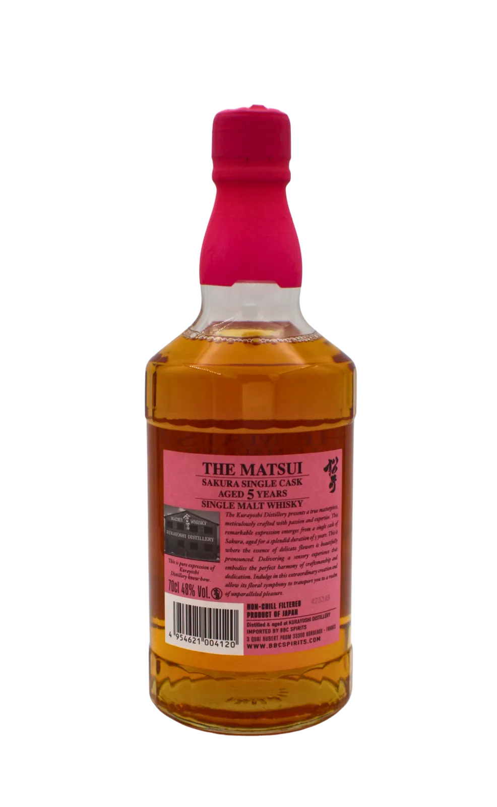 Matsui Single Cask Sakura 5 Y.O Japanese Whisky 700 ML - Image 3
