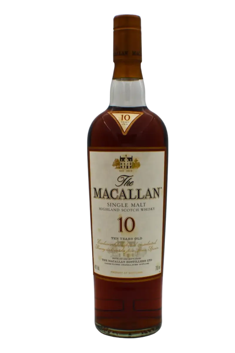 Macallan Sherry Oak Cask (orange carton box) 10 Y.O Single Malt Scotch Whisky 700 ML - Image 2
