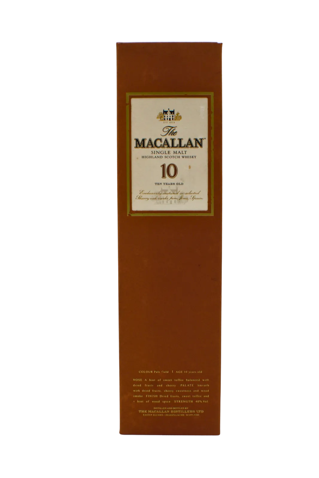 Macallan Sherry Oak Cask (orange carton box) 10 Y.O Single Malt Scotch Whisky 700 ML - Image 4