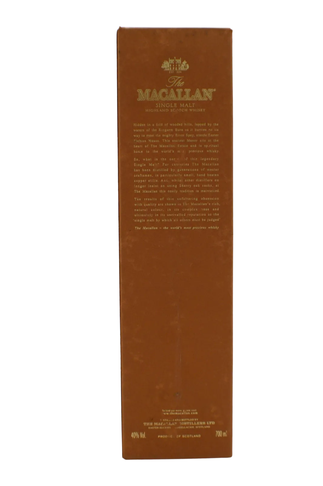 Macallan Sherry Oak Cask (orange carton box) 10 Y.O Single Malt Scotch Whisky 700 ML - Image 5