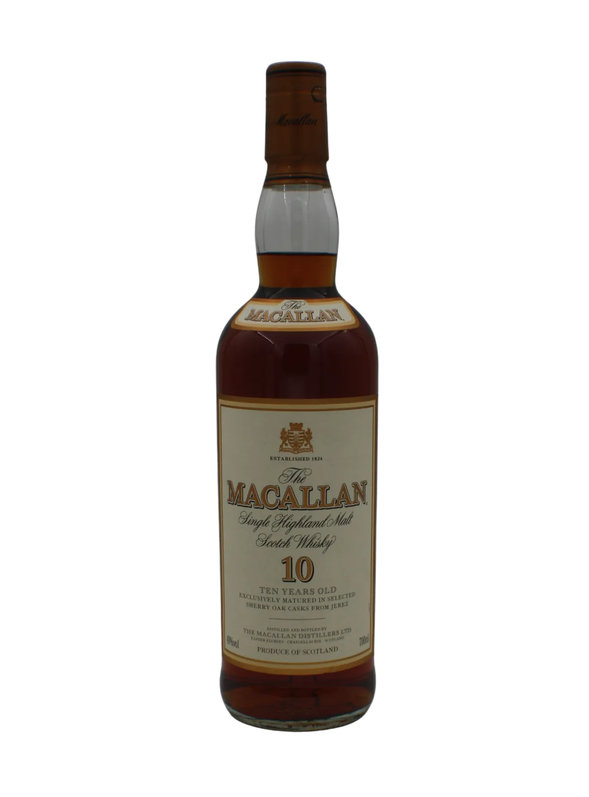 Macallan Sherry Oak Cask (white carton box) 10 Y.O Single Malt Scotch Whisky 700 ML - Image 2
